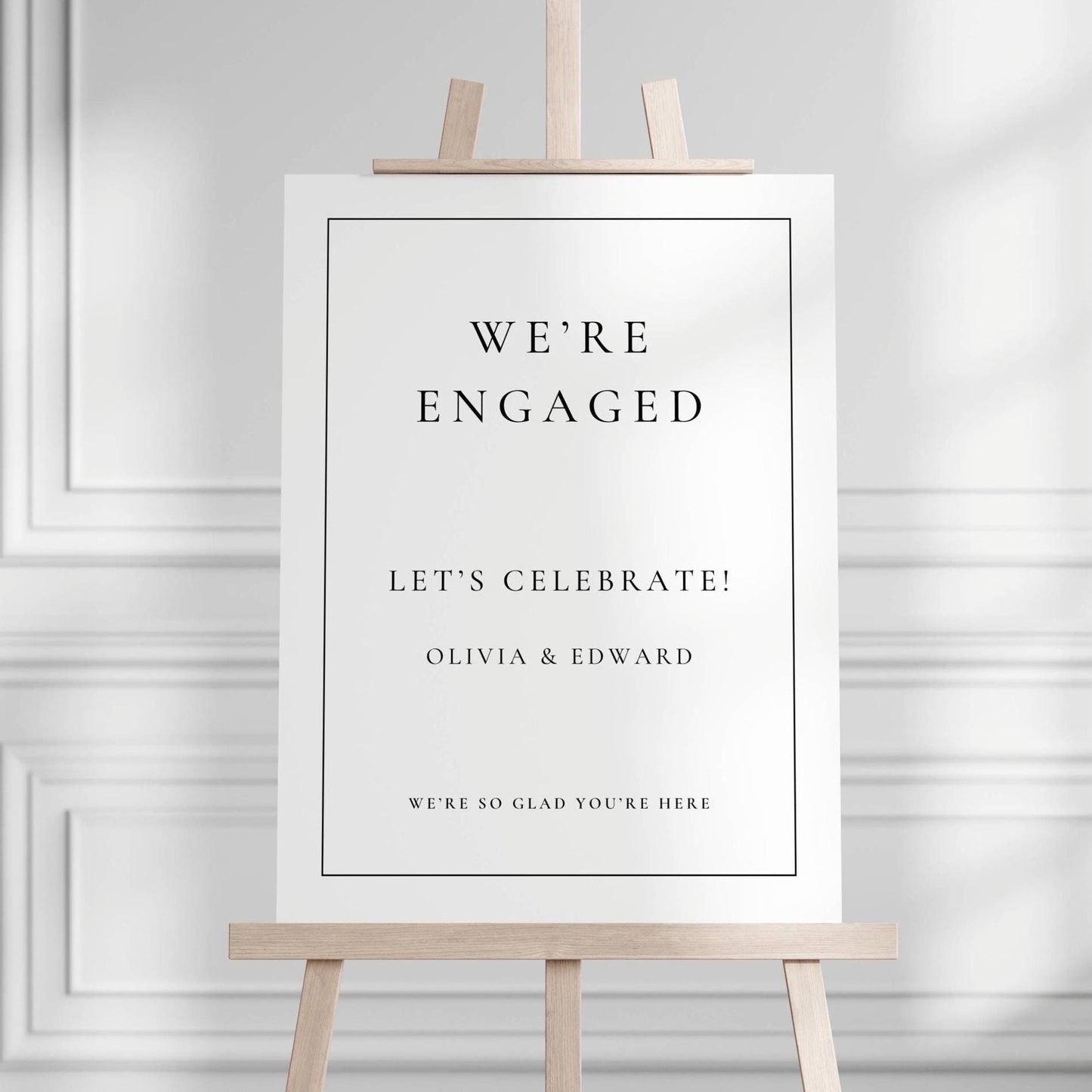 Engagement Party Welcome Sign