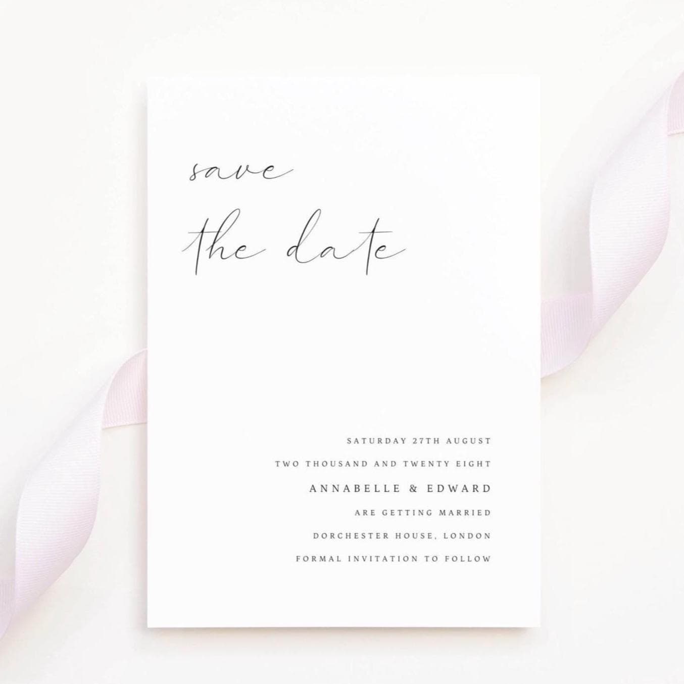 Save The Date Card