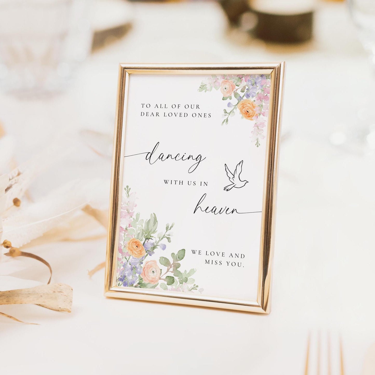 Wedding Memorial Sign