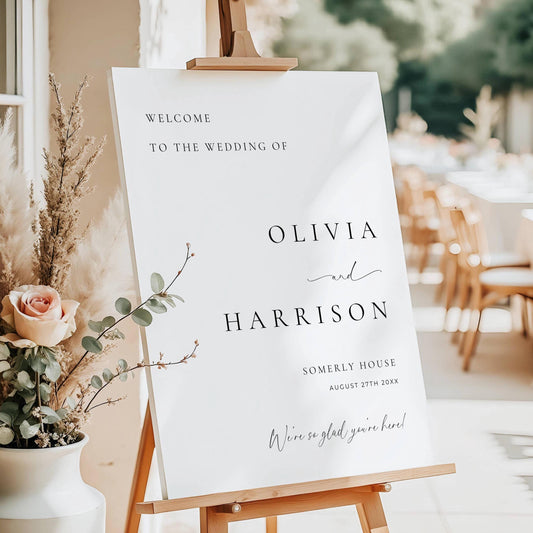 Wedding Welcome Sign