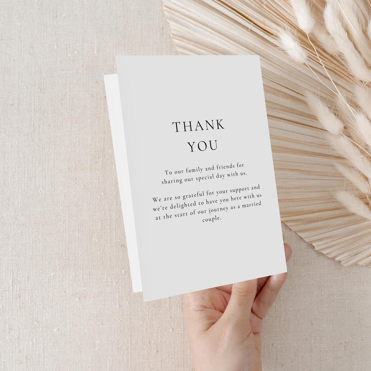 Folded Wedding Program