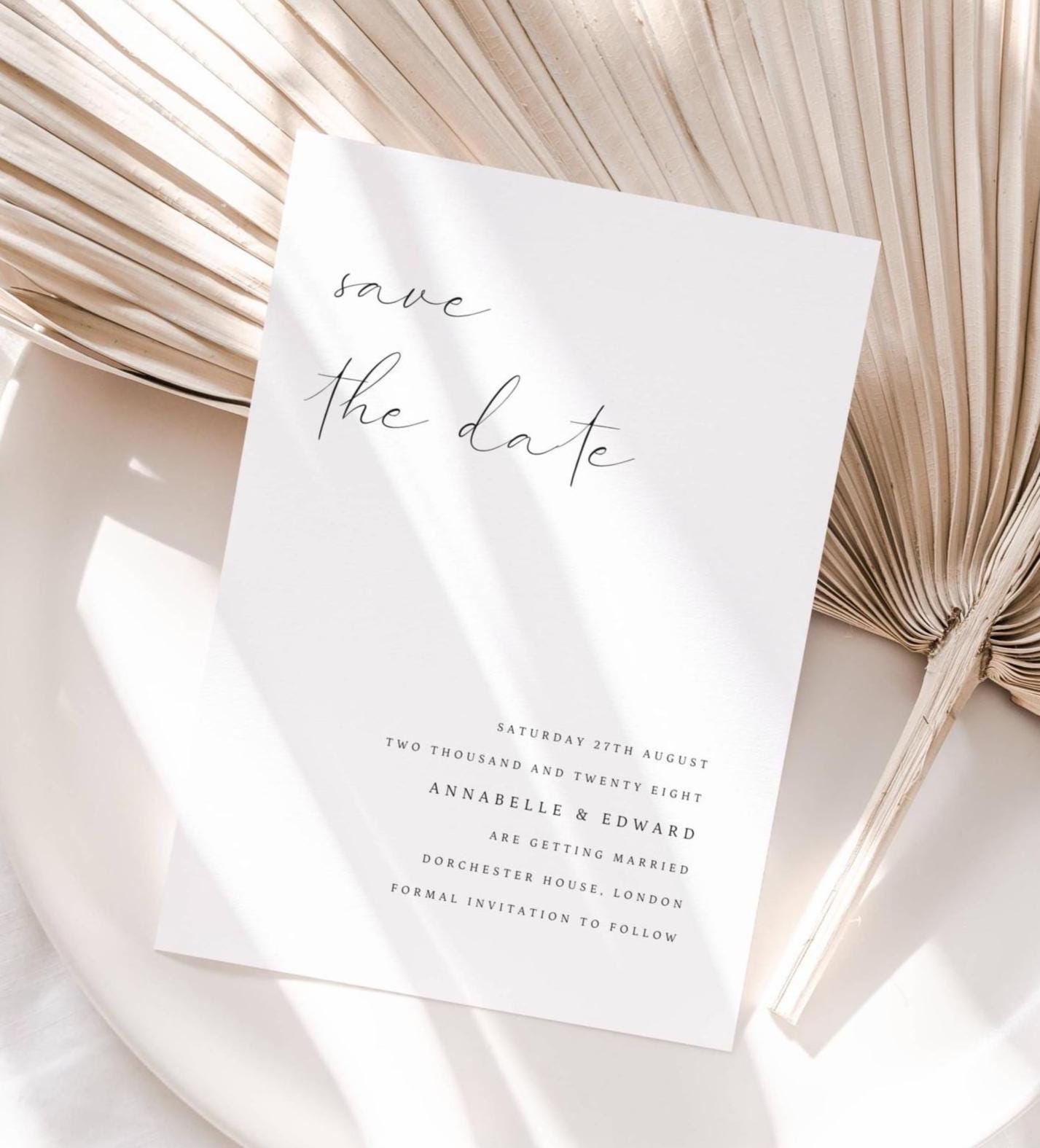 Save The Date Card