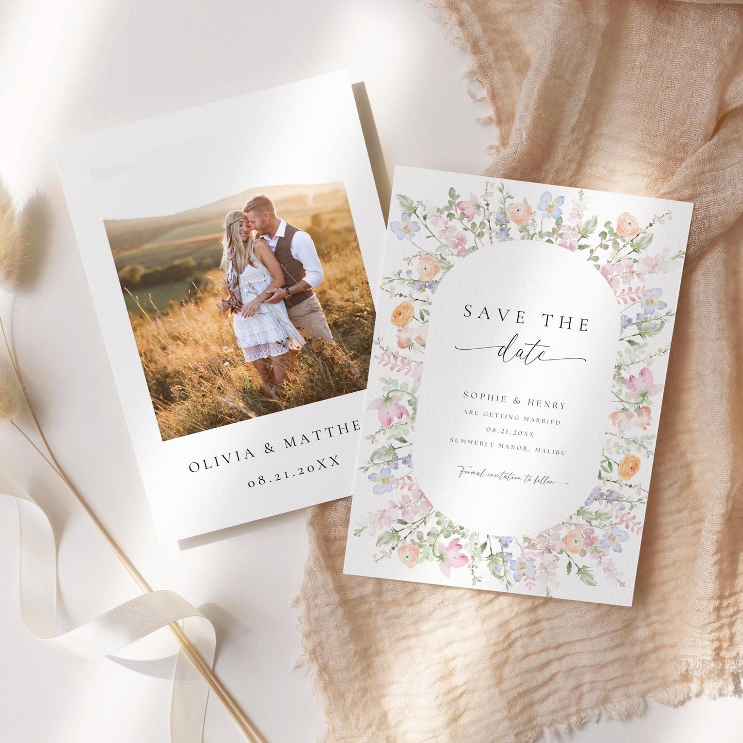 Save the Date Photo Card