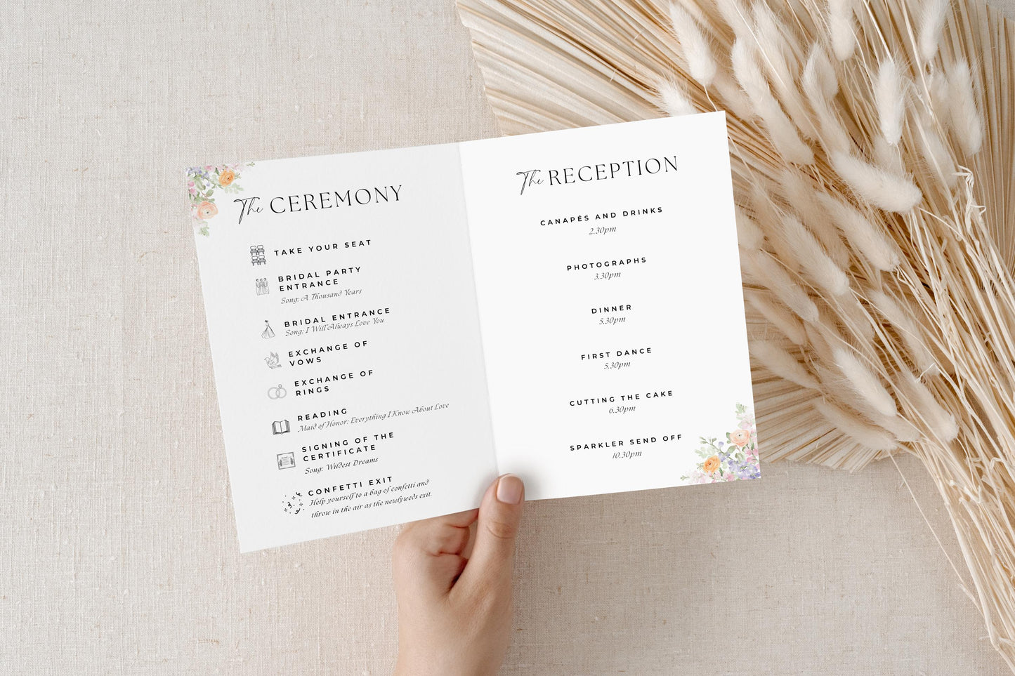 Wedding Program