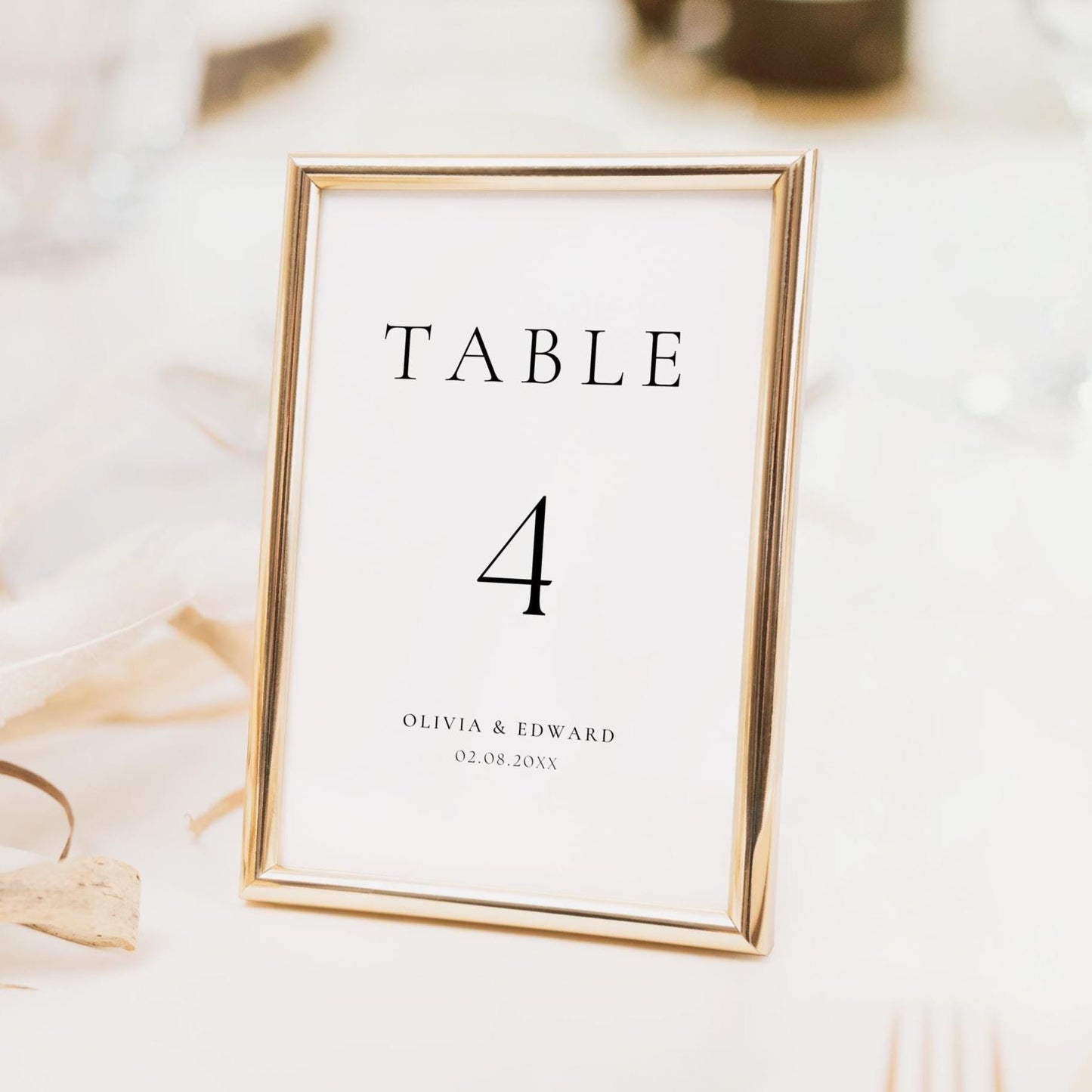 Table Numbers