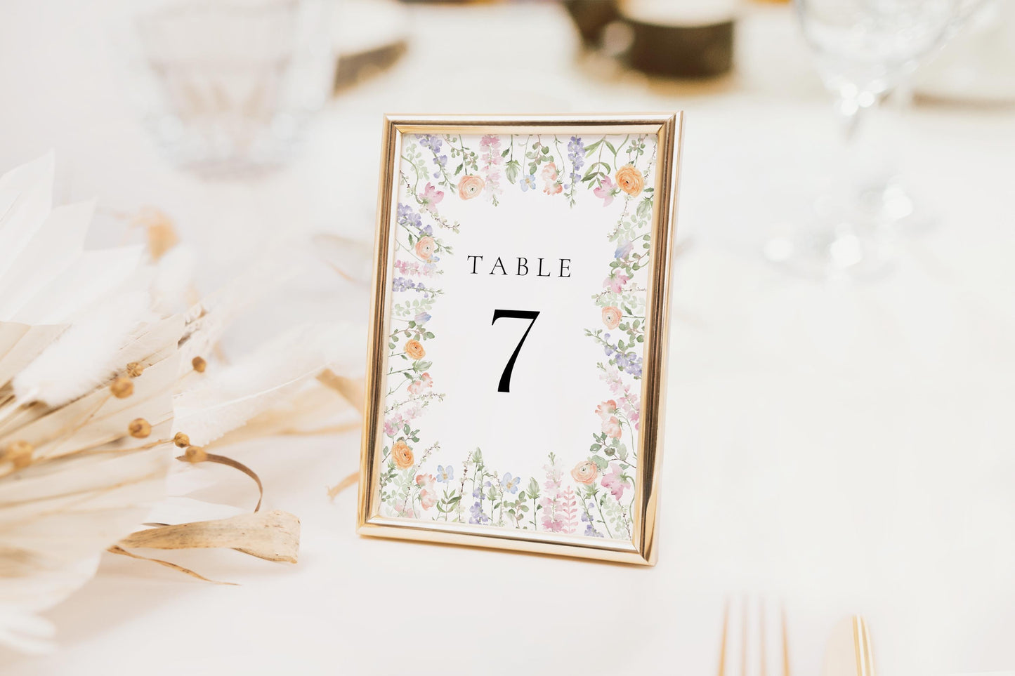 Table Numbers