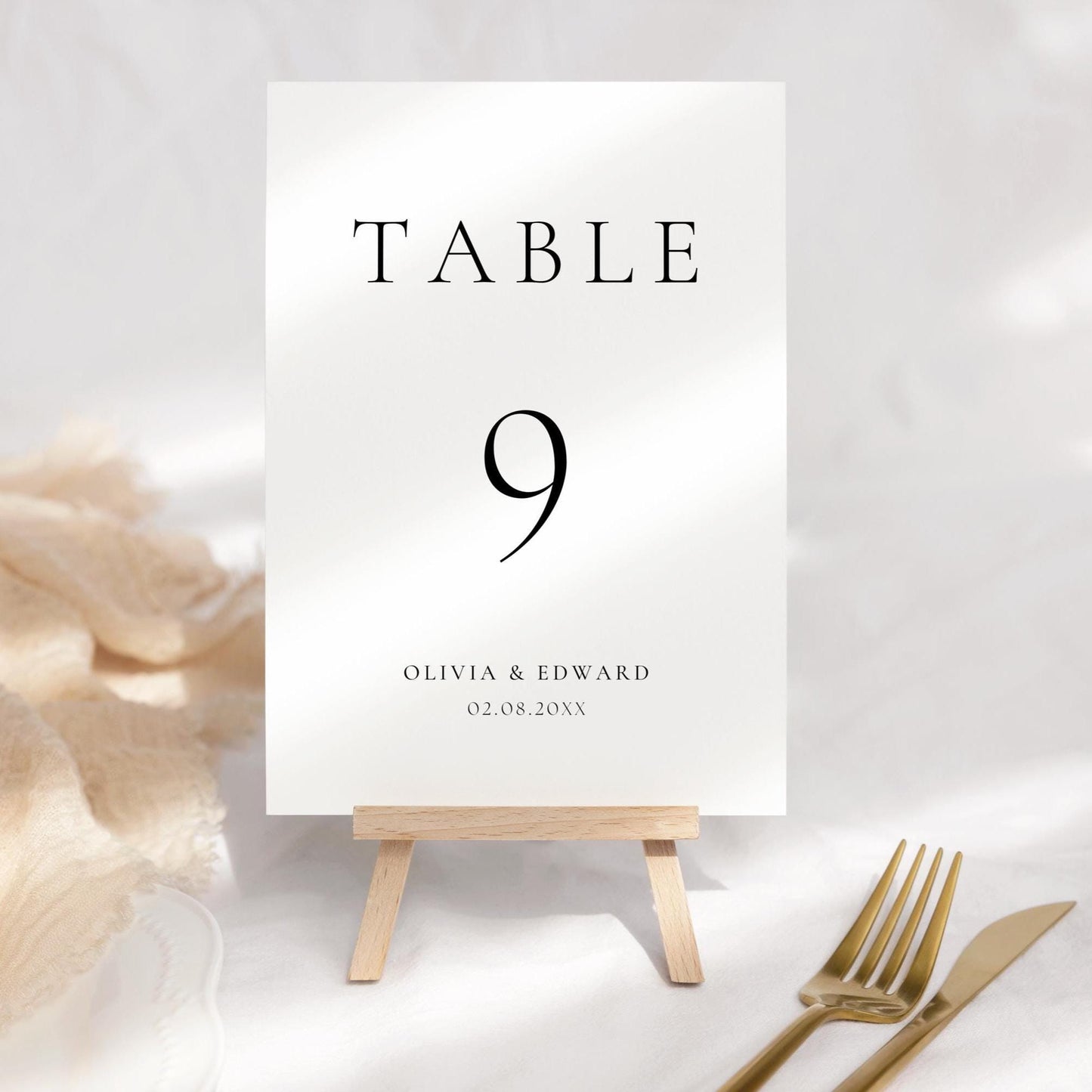 Table Numbers