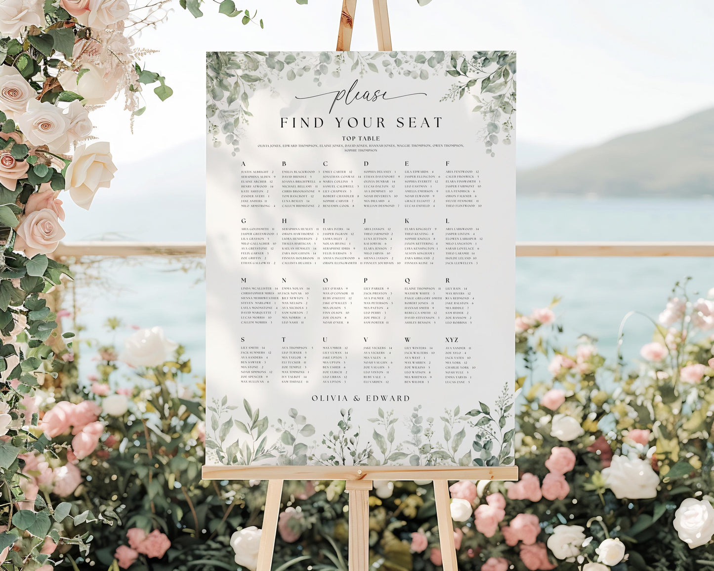 Seating Chart