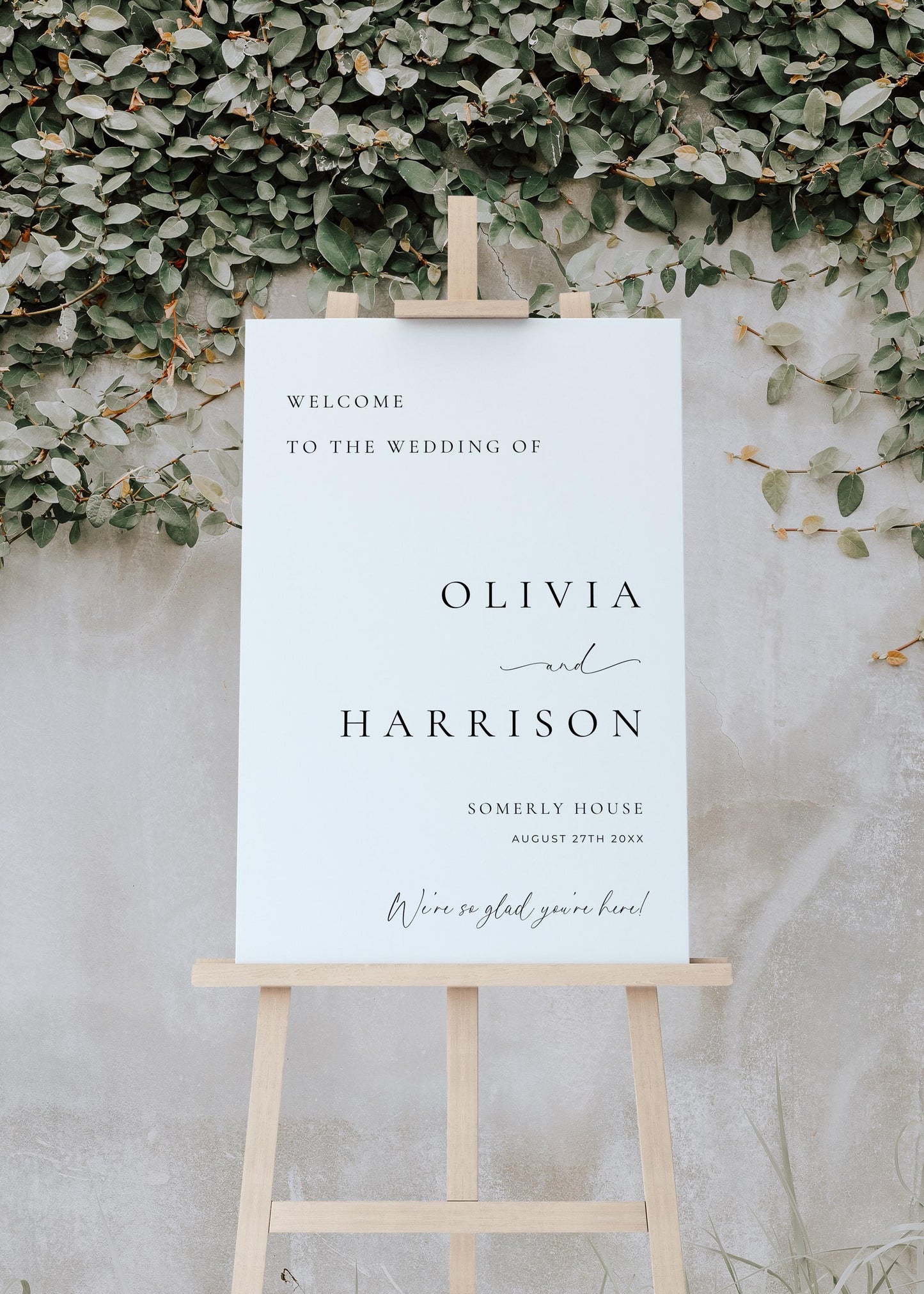 Wedding Welcome Sign