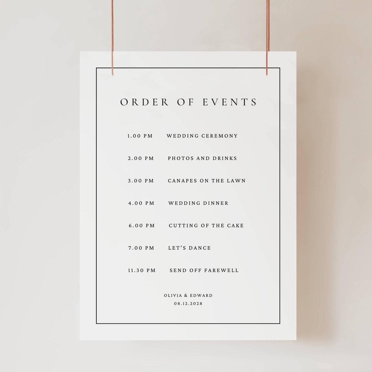 Order of Events