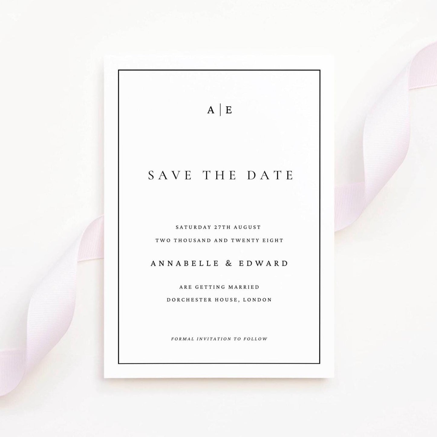 Save The Date Card