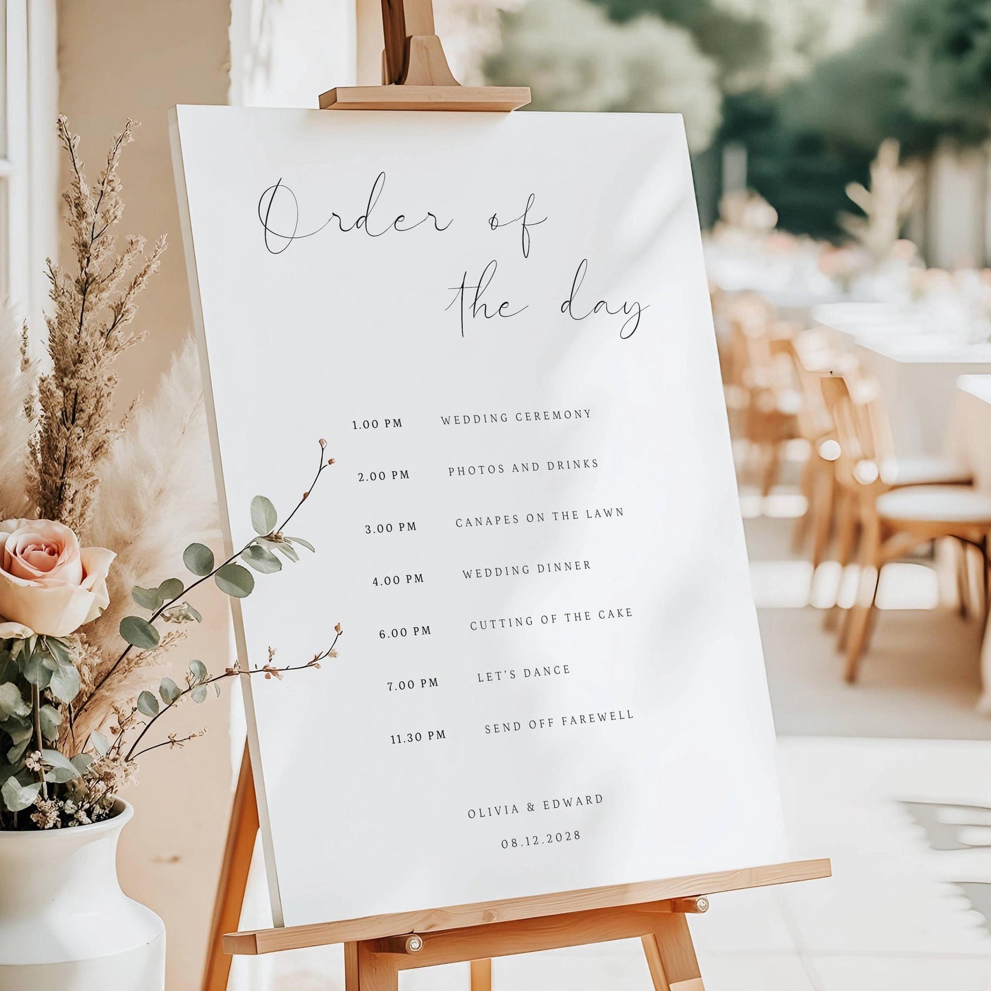 Order of the Day Sign
