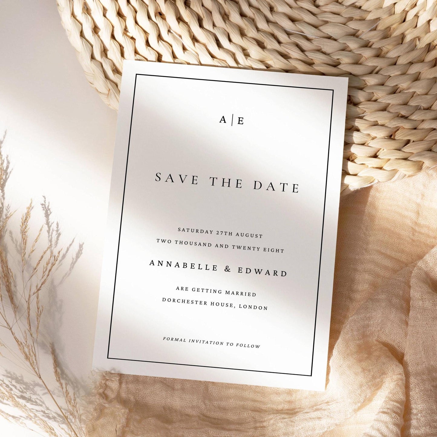 Save The Date Card