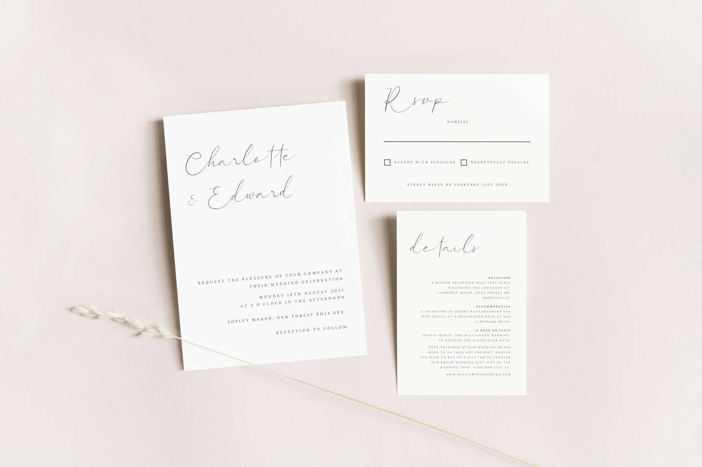 Invitation Suite