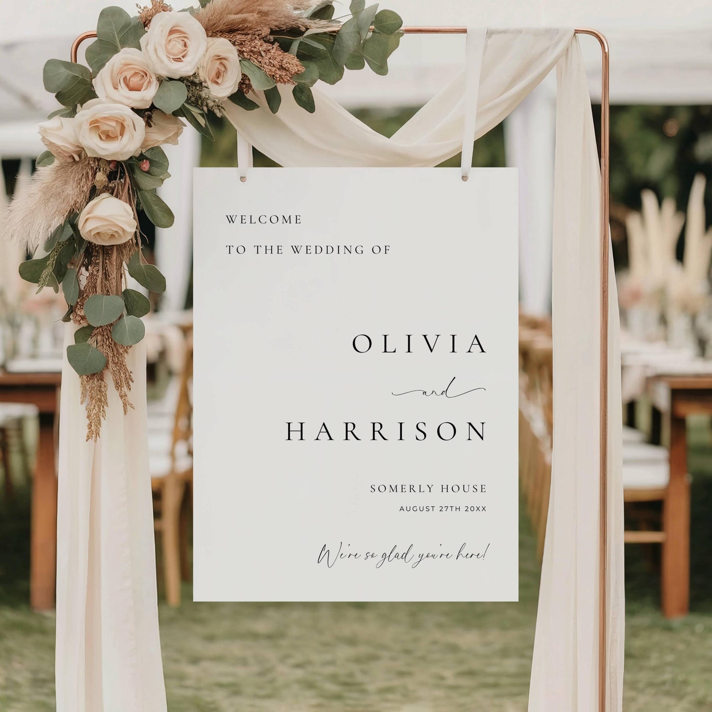Wedding Welcome Sign