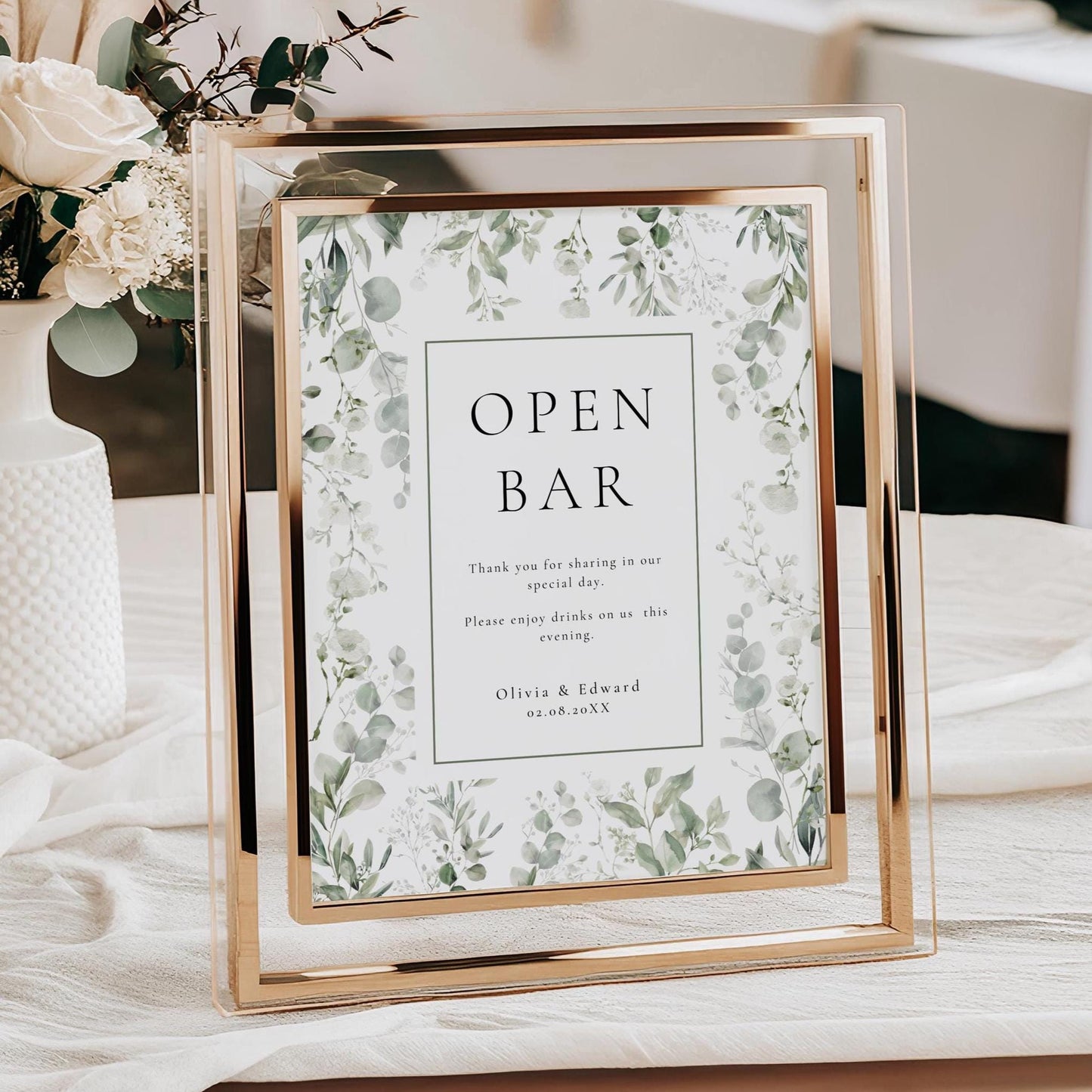 Open Bar Sign