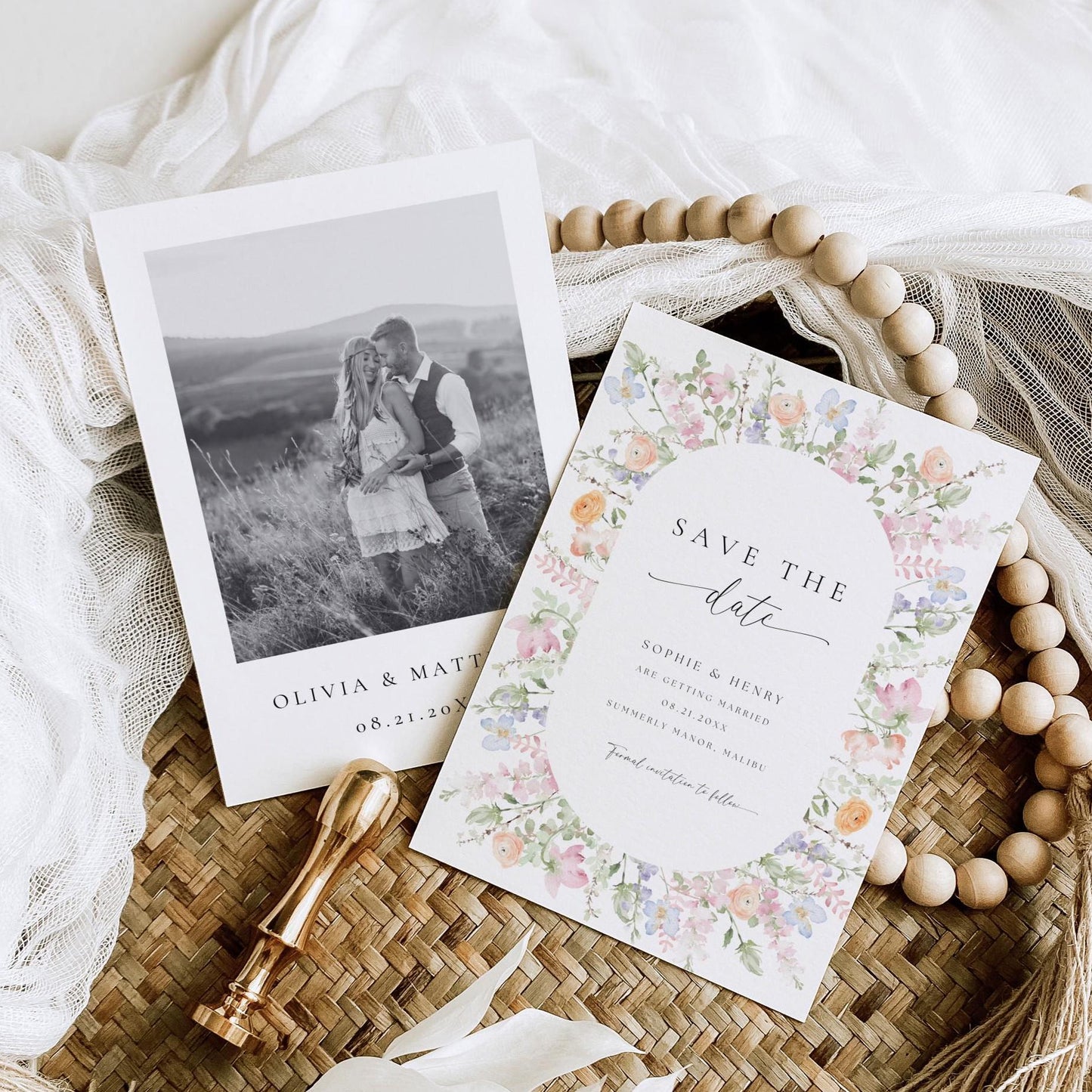 Save the Date Photo Card