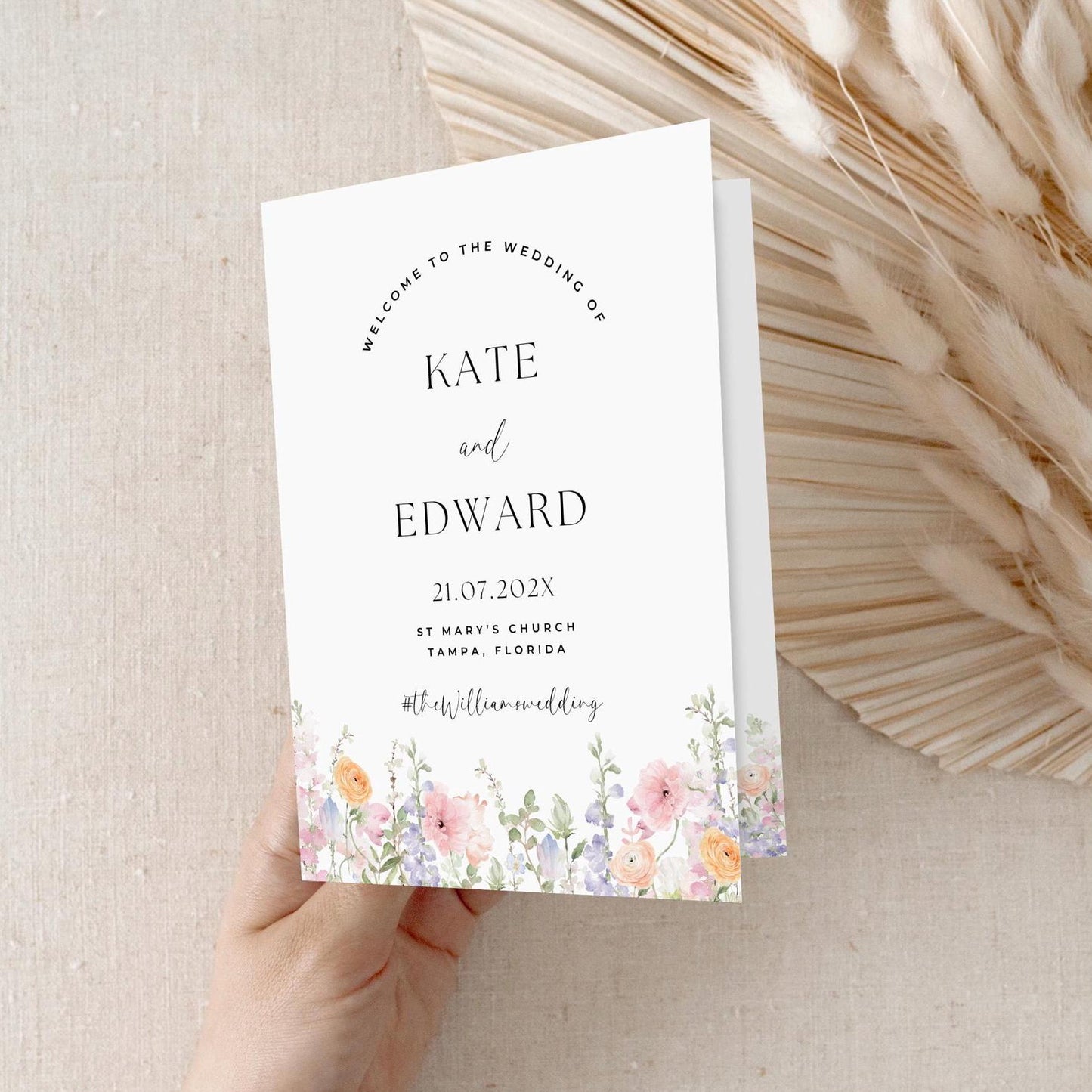 Wedding Program