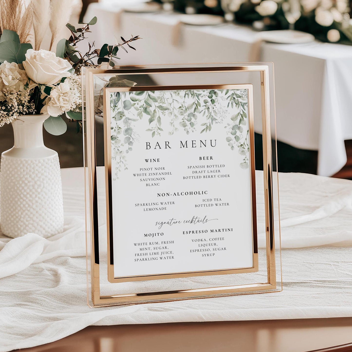 Bar Menu