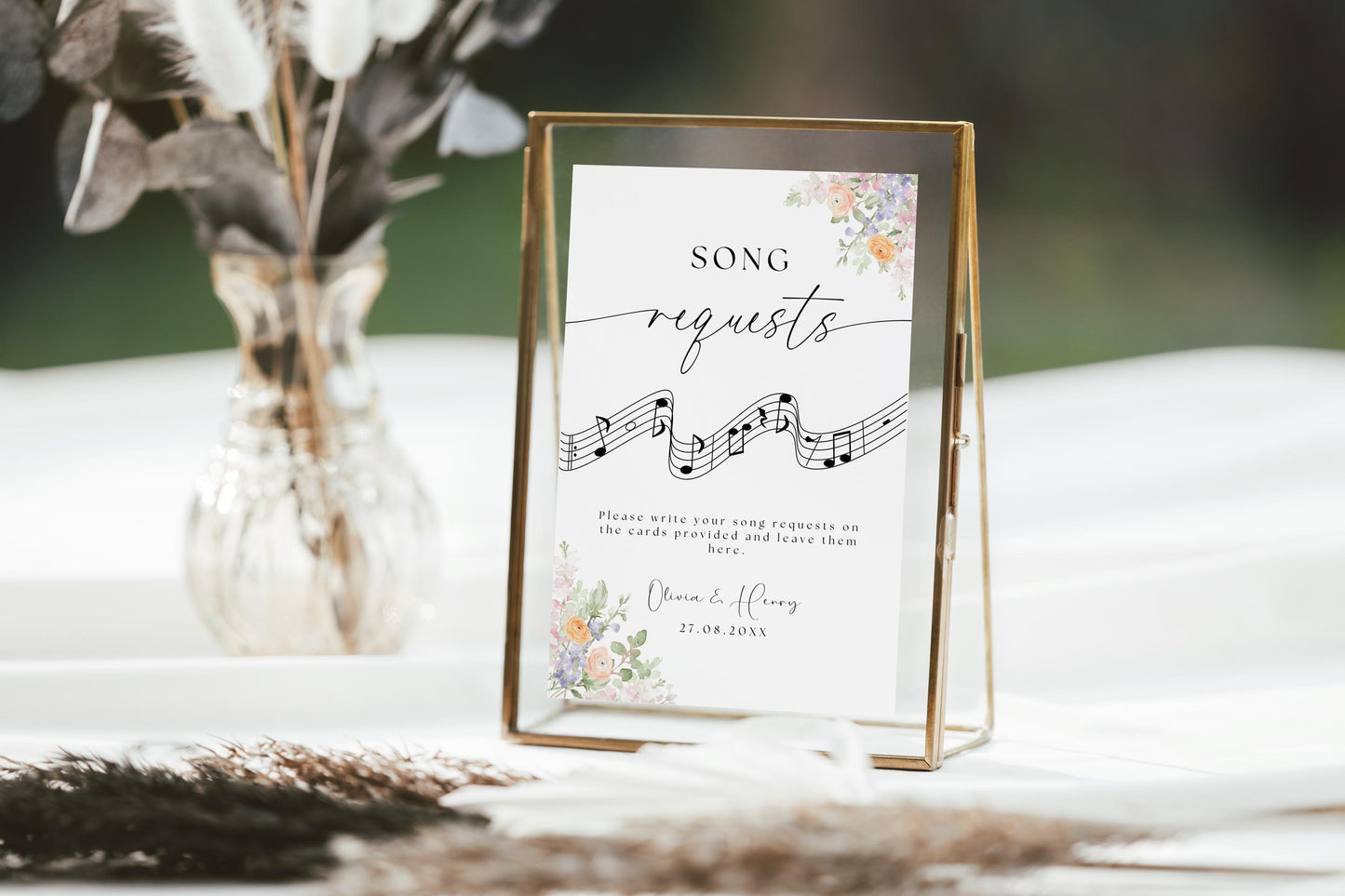 Wedding Song Request Sign