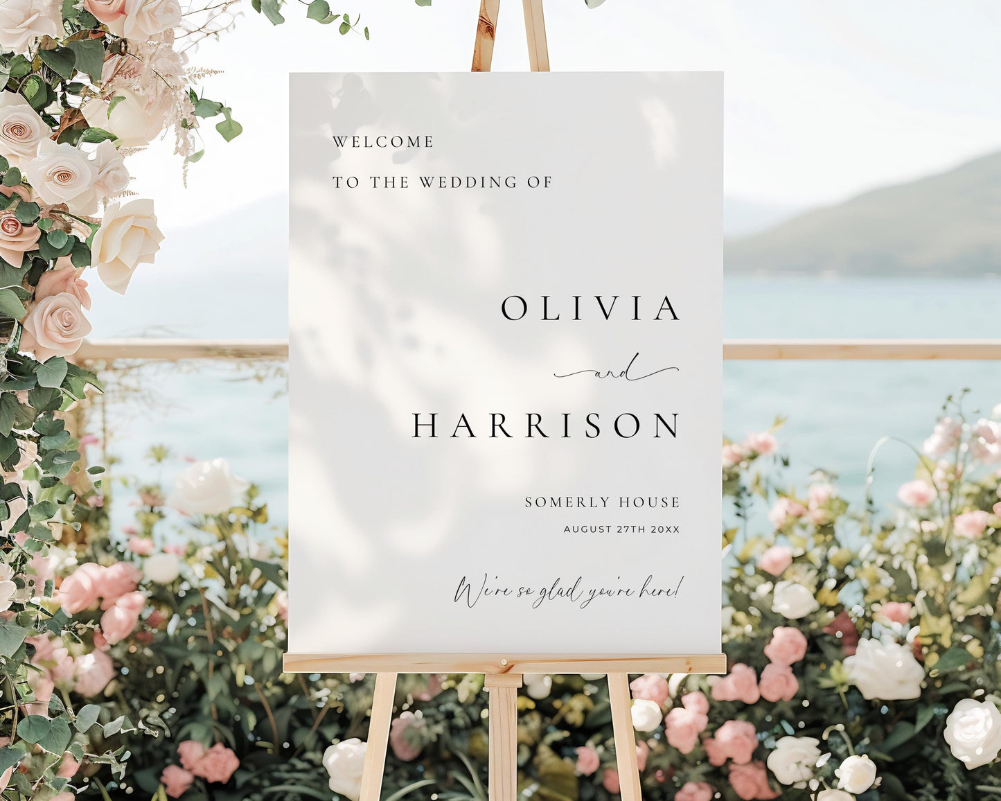 Wedding Welcome Sign