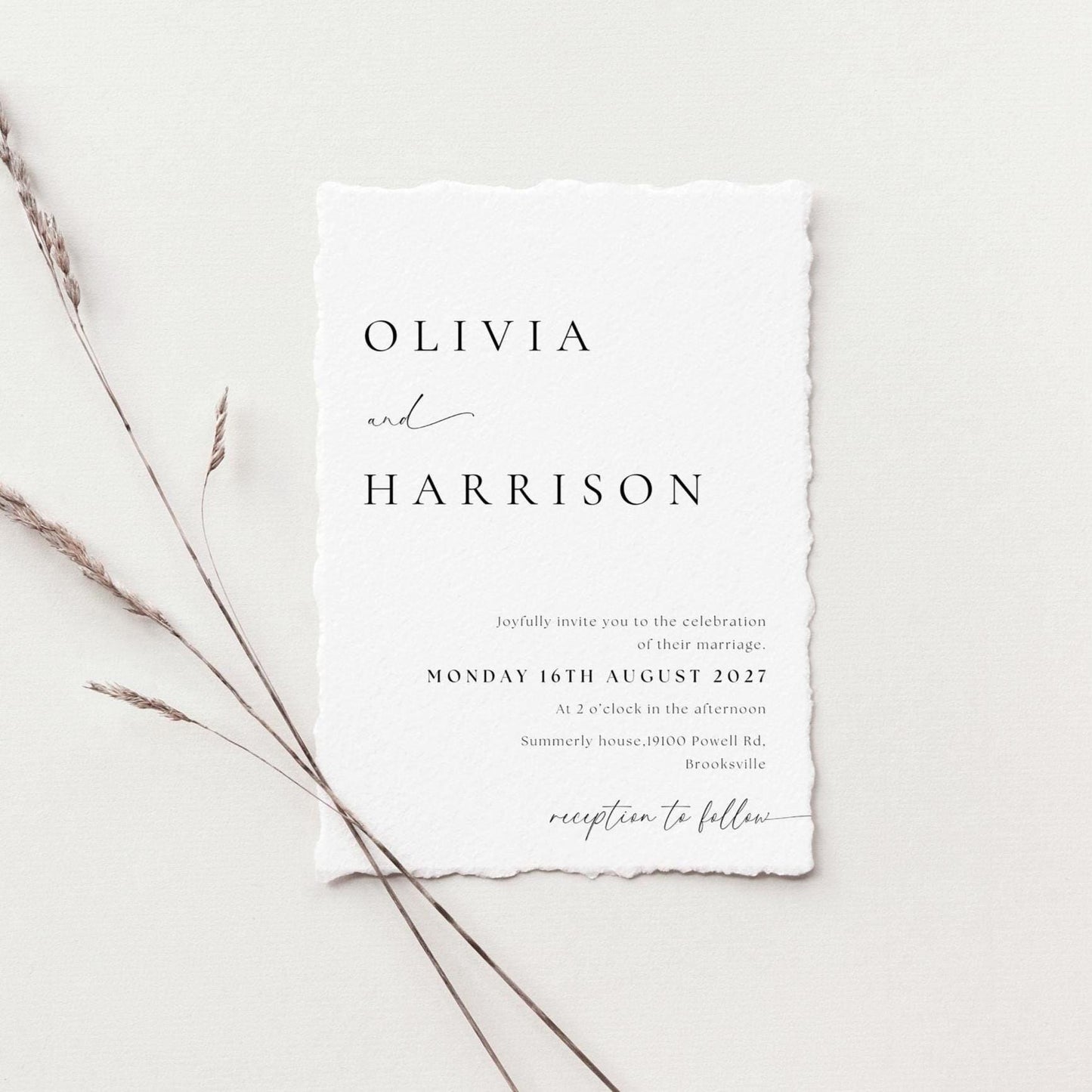 Wedding Invitation Suite