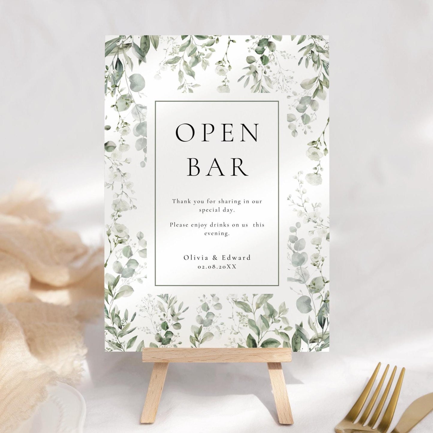 Open Bar Sign
