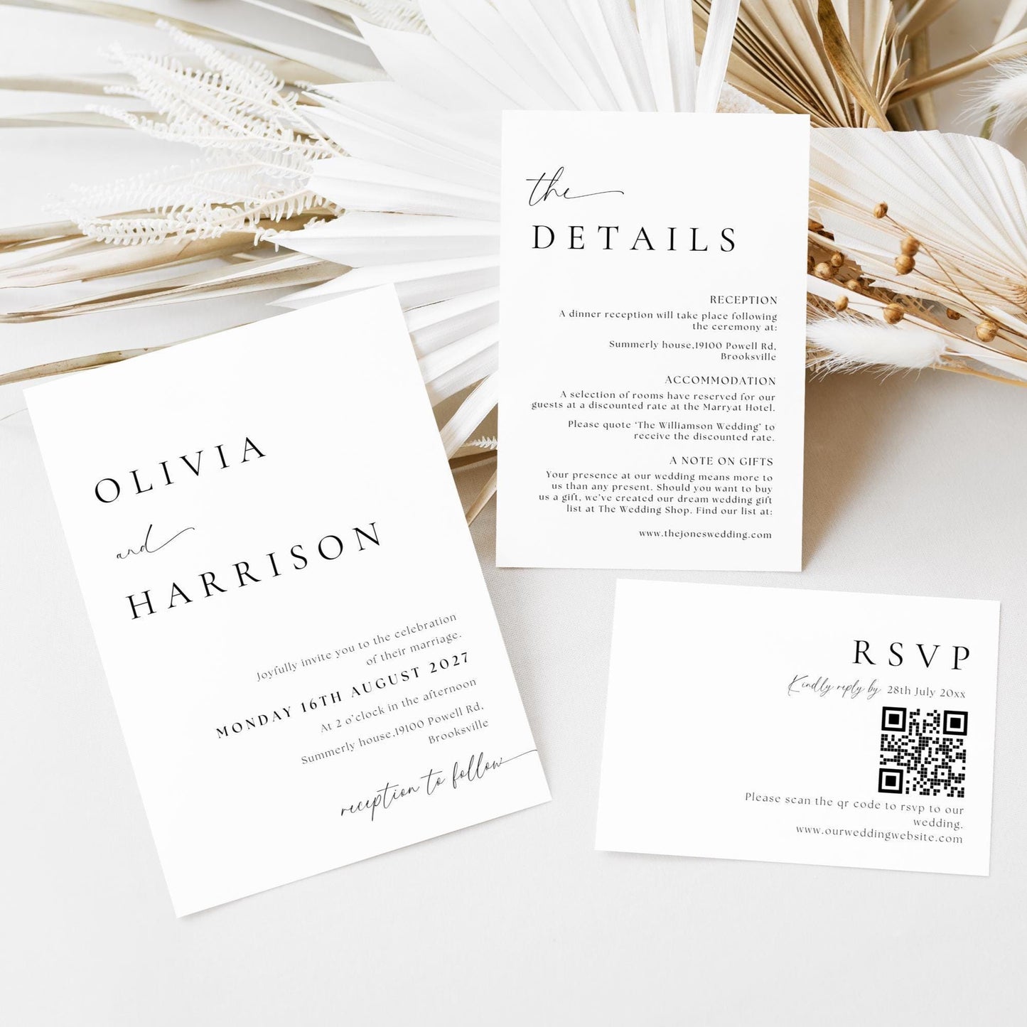 Wedding Invitation Suite